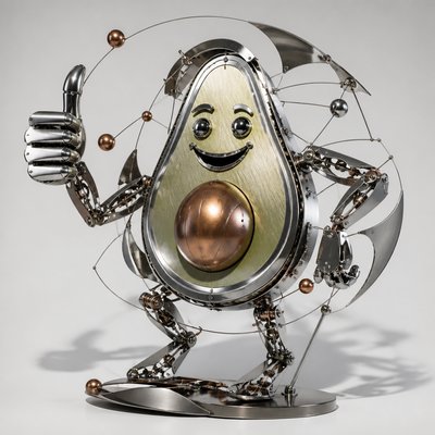 Kinetic Sculpture Art Style sticker example