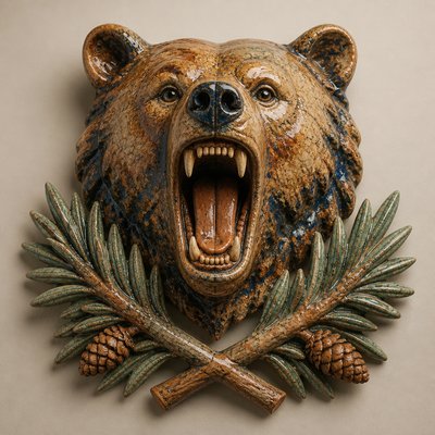 Ceramic Sculpture Art Style t-shirt design example