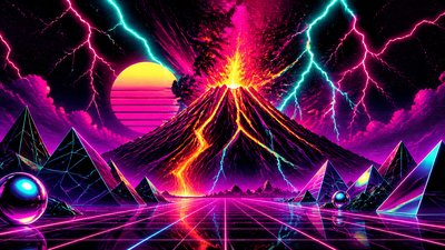 80s Retro Aesthetic YouTube thumbnail example
