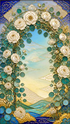 Enamel Cloisonné Jewelry Design wedding invitation example