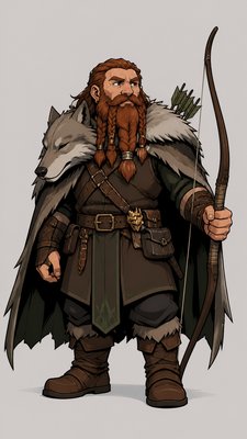 Webcomic Art tabletop character portrait example