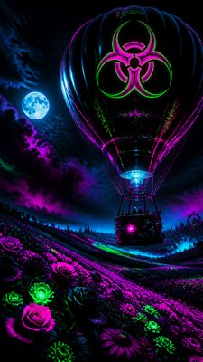 Cybergoth Aesthetic greeting card example