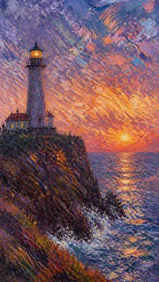 Impressionist Landscape Art Style poster example