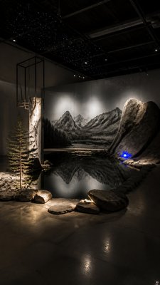 Installation Conceptual Art Style phone wallpaper example