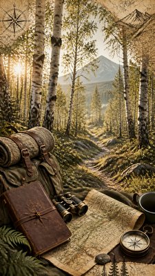 Adventurecore Aesthetic wall art print example