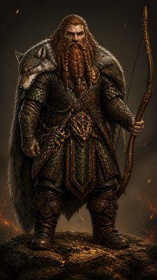 Dragoncore Aesthetic tabletop character portrait example
