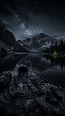 Techwear Fashion phone wallpaper example