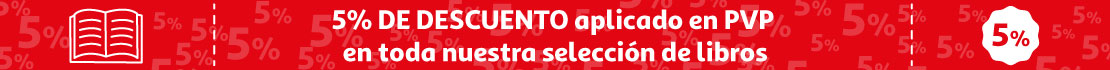 5% de descuento - libros