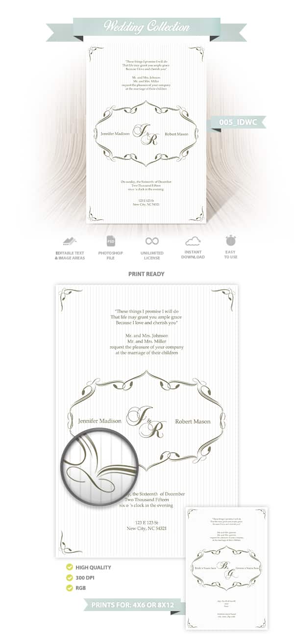 Wedding Invitation Design | 005_IDWC