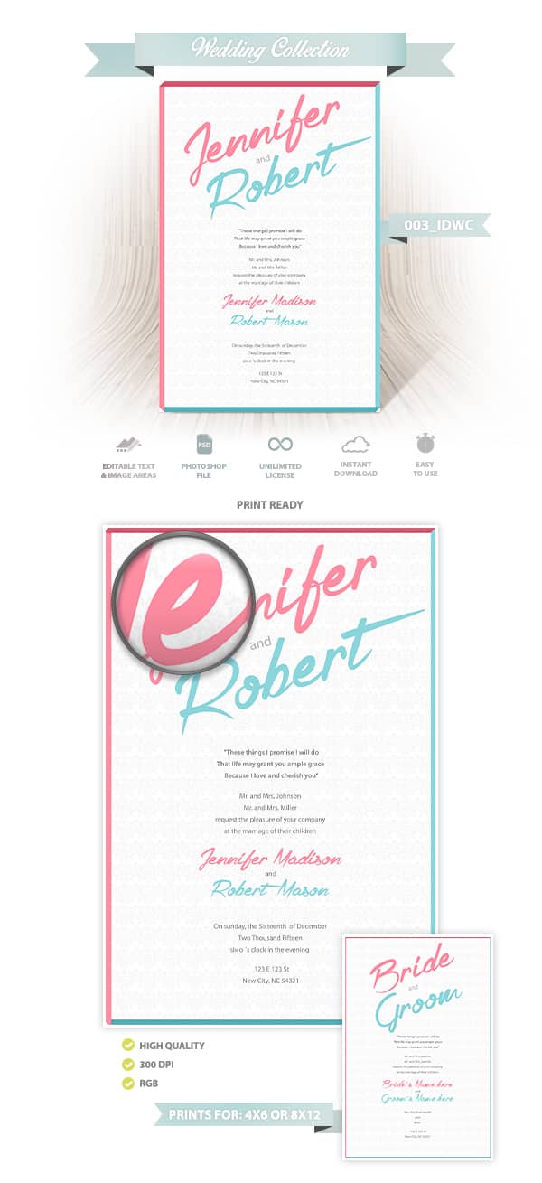 Wedding Invitation Design | 003_IDWC