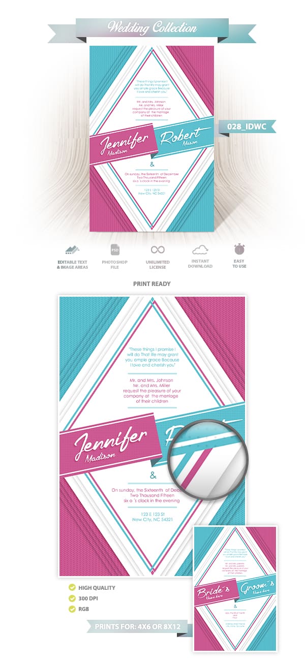 Wedding Invitation Design | 028_IDWC