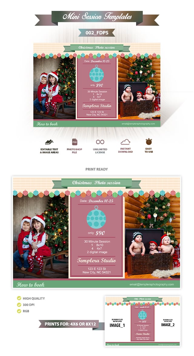 Christmas Mini Session Template 002