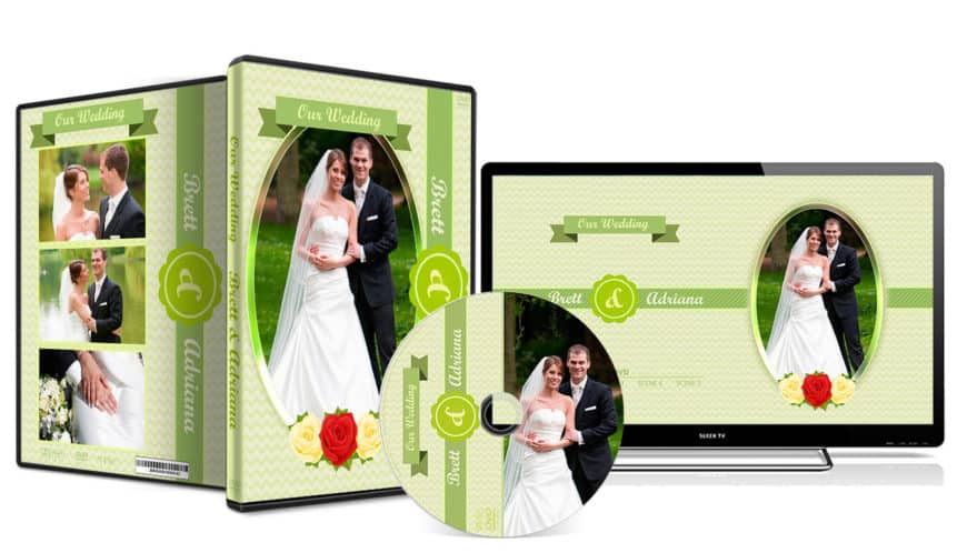 Wedding dvd cover template psd free download