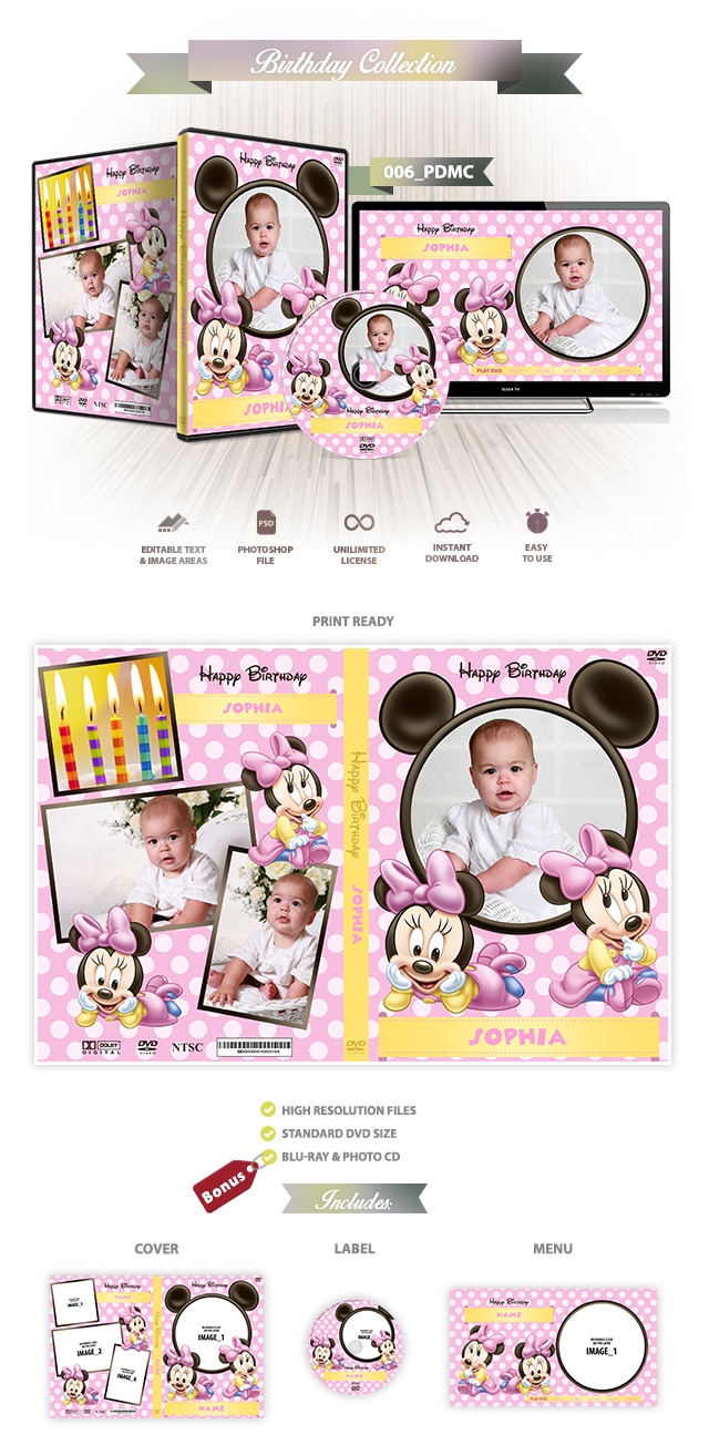 Minnie Mouse DVD Cover 006