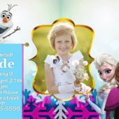 Frozen Invitation Design 008