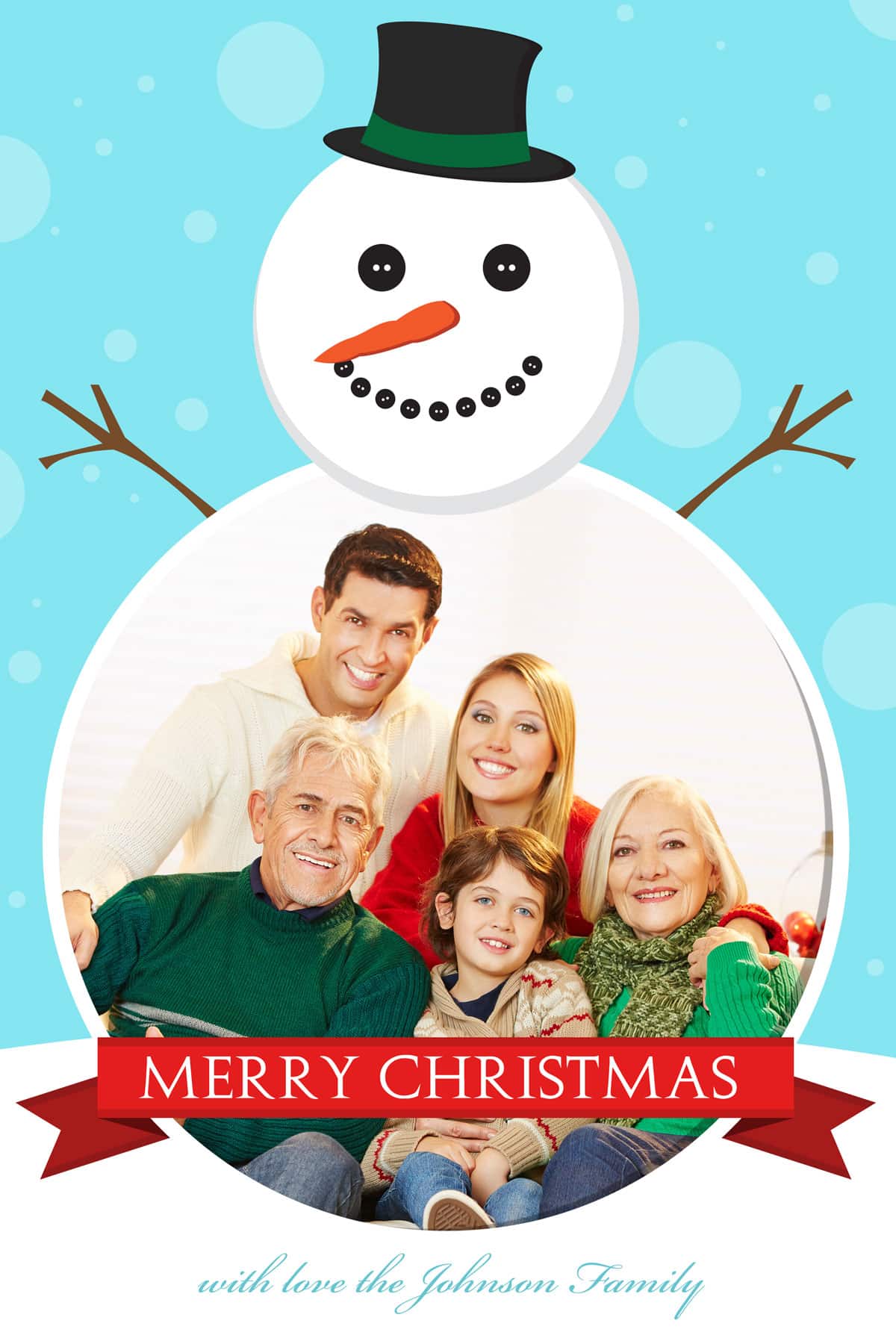 Christmas Card Template 019 | Photoshop PSD Design