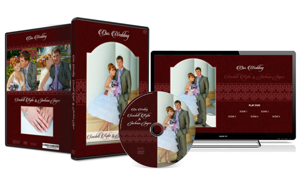 wedding dvd cover template psd free download