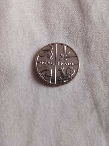 Five Pence (Royal Shield of Arms)