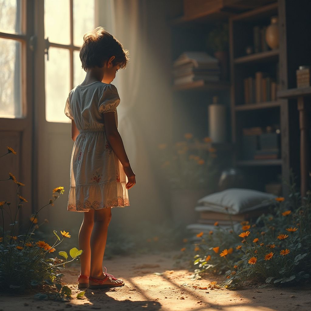 Crea Una Imagen Que Represente Esta Pregunta: Pide A La Persona Que Escriba O Cuente Tres Recuerdos De Su Infancia. Esto Estimula La Memoria Autobiográfica. Design Generator