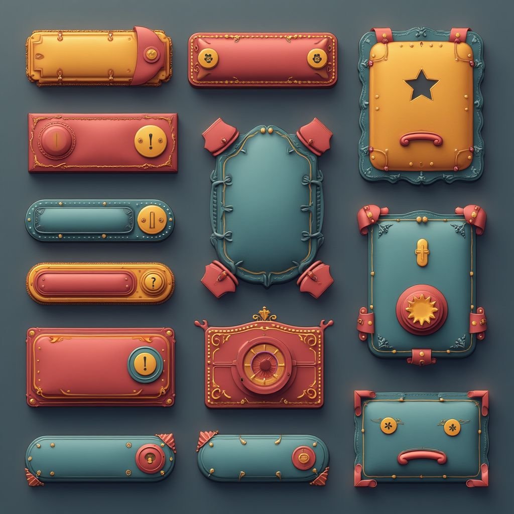 Ui / Ux Buttons Design Generator