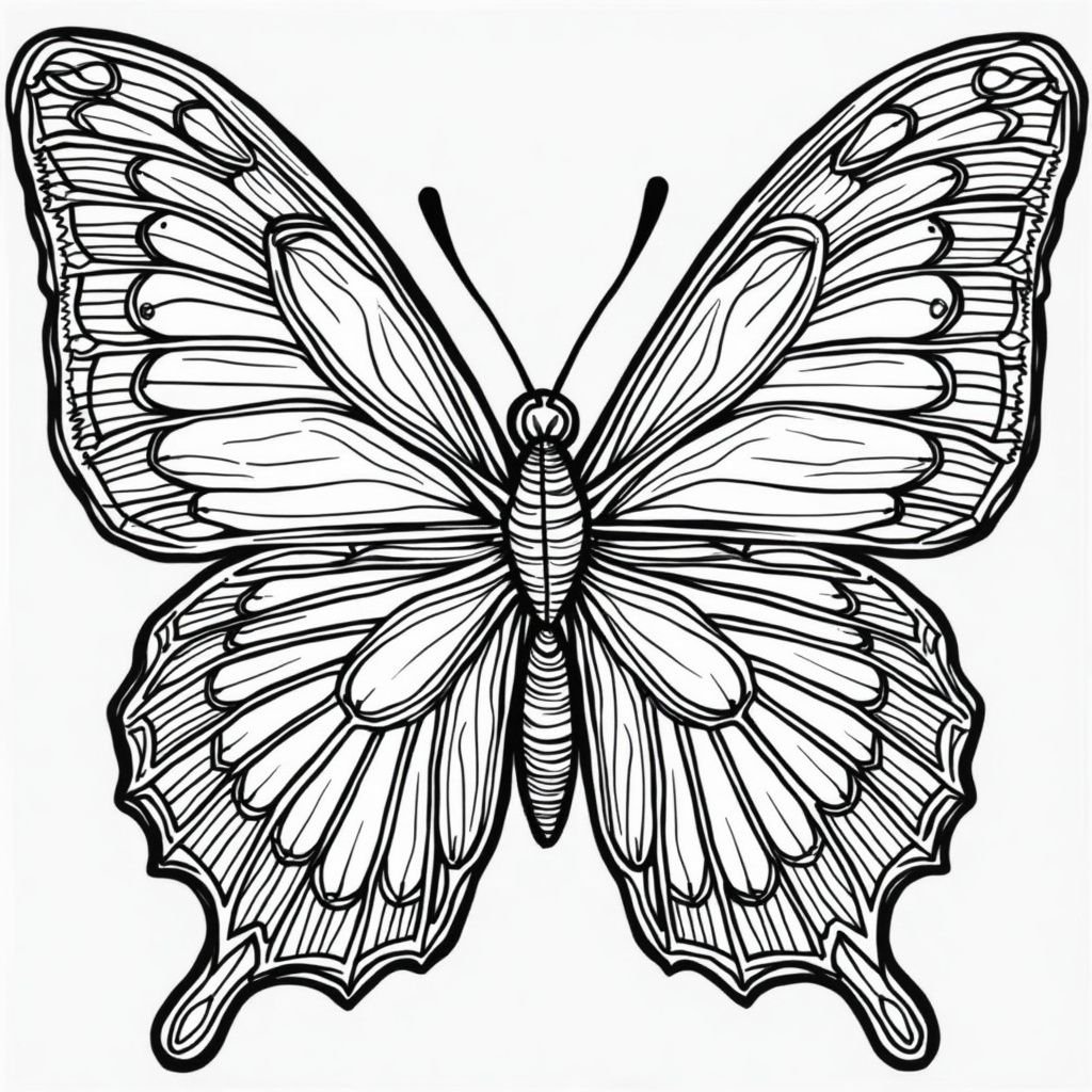 Crea 10 Imágenes De Mandala De Mariposa En Blanco Para Colorear Design Generator