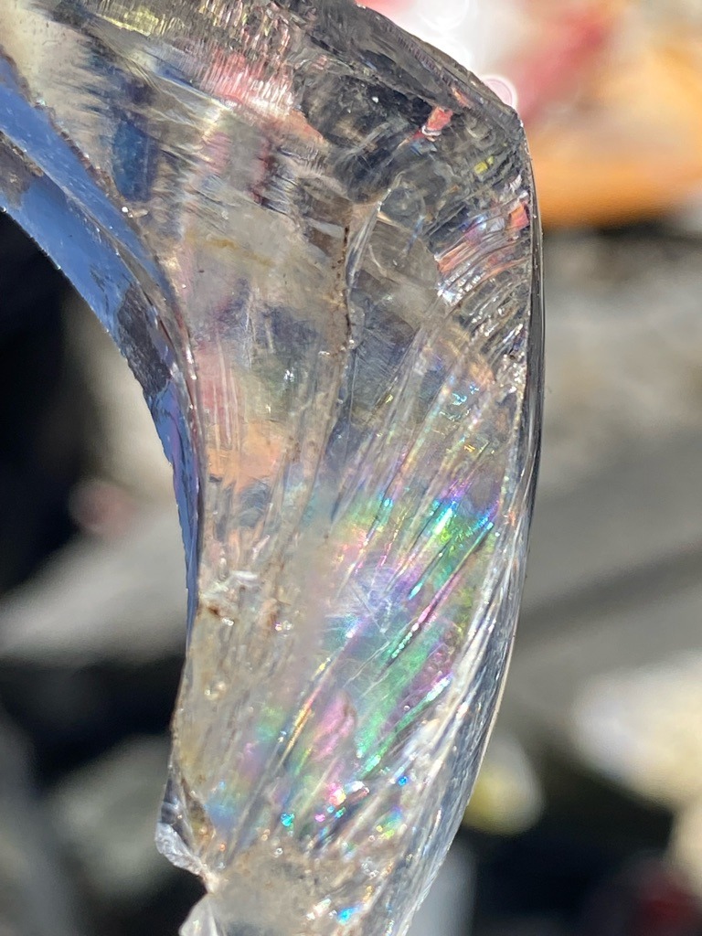 Non-Diamond (Likely Glass or Quartz) - Rough / Uncut (Irregular Fragment)