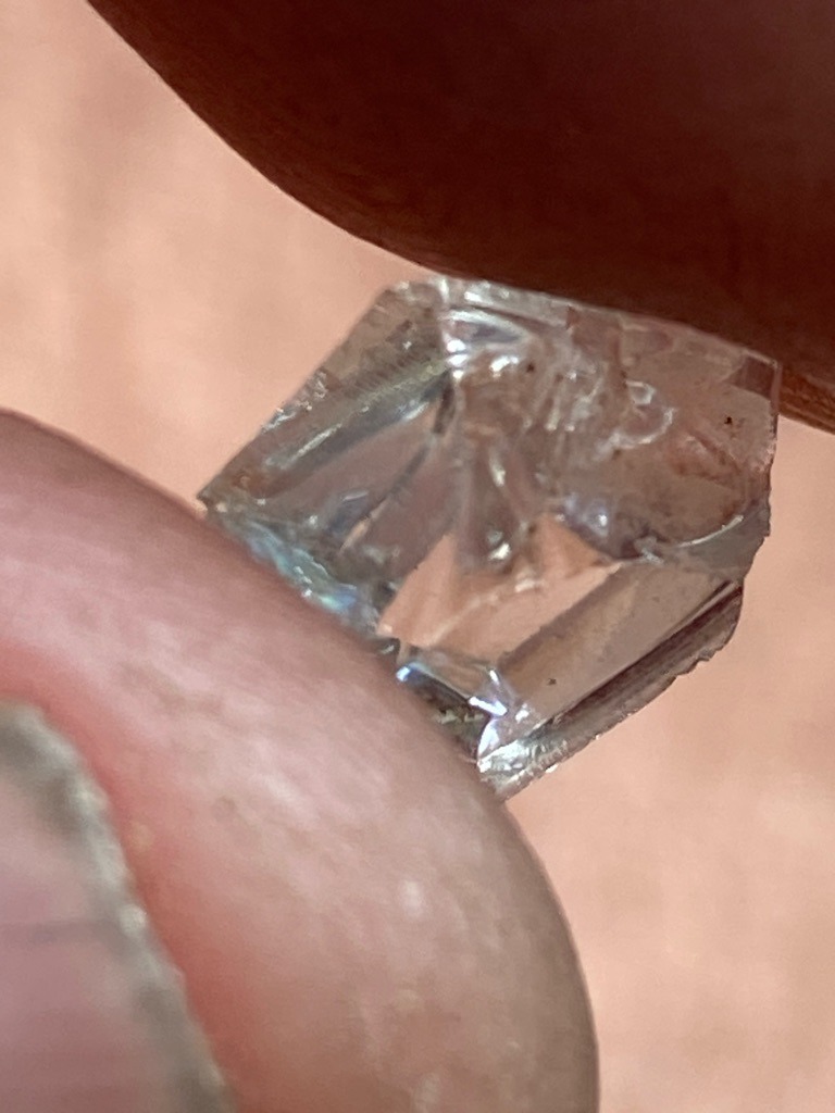 Natural Diamond (Rough Crystal or Raw Fragment) - Rough / Uncut Octahedral / Irregular Crystal Fragment