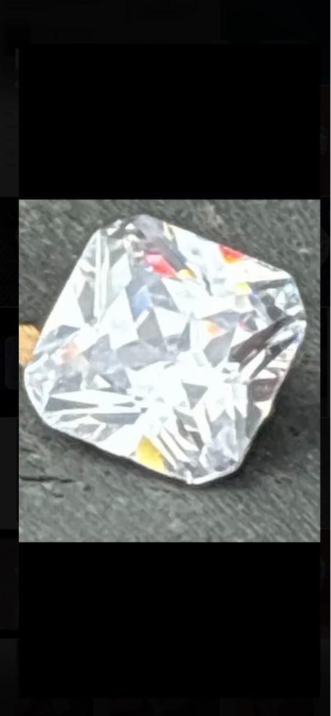 Likely Simulated (Cubic Zirconia/Moissanite) - Cushion Brilliant
