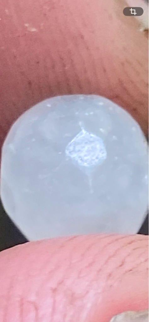 Natural rough diamond showing a distinct octahedral crystal shape. - Rough Octahedron