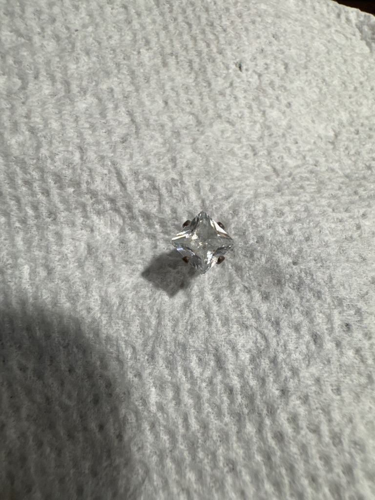 Cubic Zirconia - Princess Cut