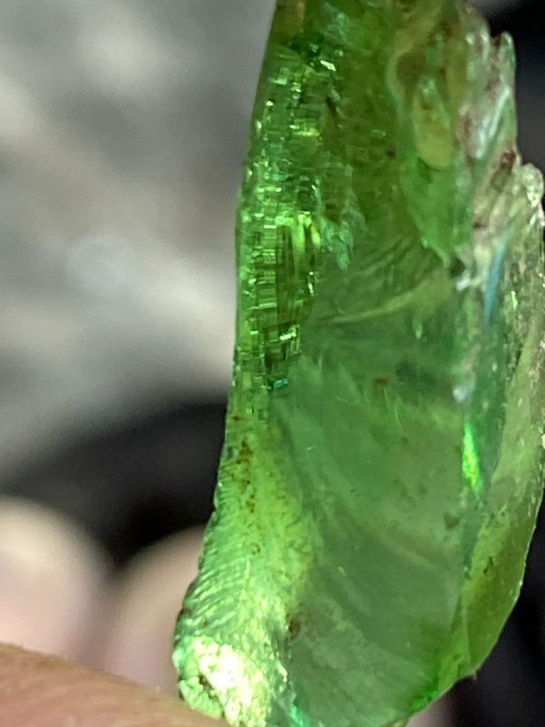 Green Colored Diamond (Natural / Treated) - Rough / Uncut Crystal