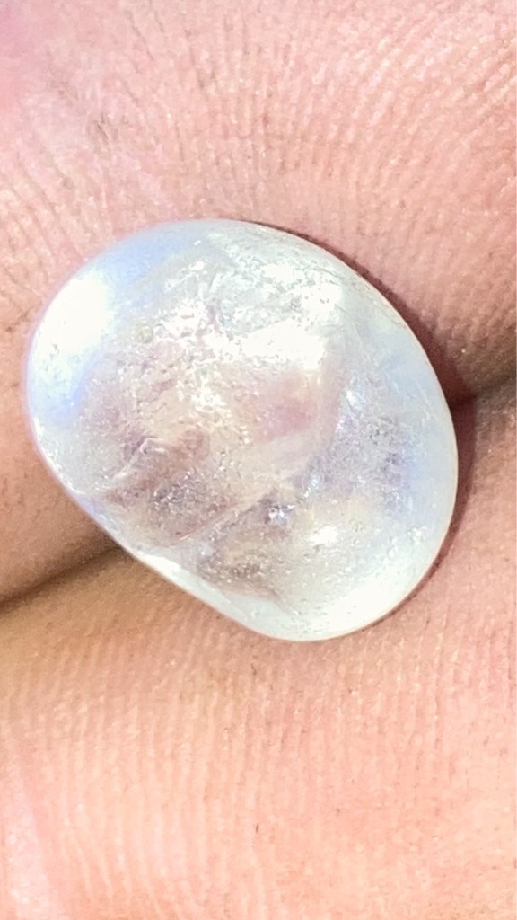Indeterminate Non-Diamond (Likely Moonstone or Quartz) - Rough/Freeform Cabochon