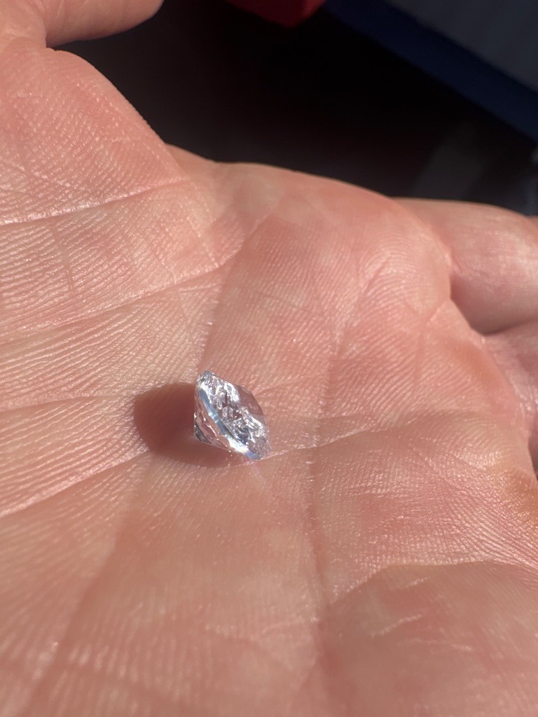 Natural Diamond (estimated based on appearance) - Marquise