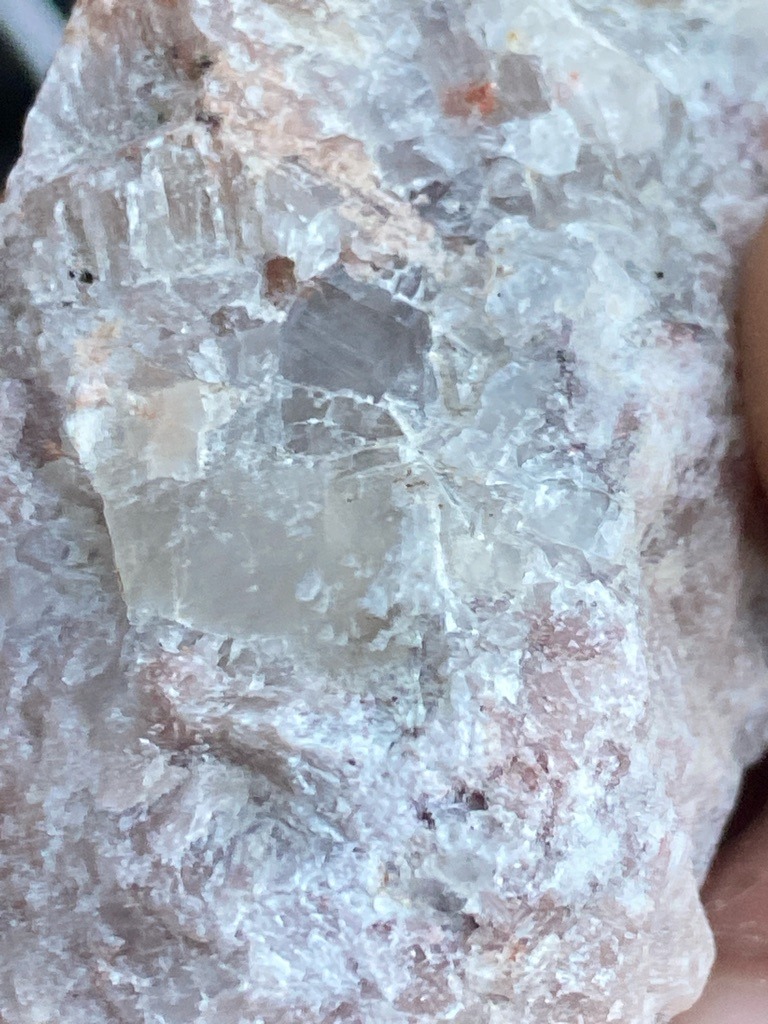 Rough Crystal / Raw Mineral (Likely Quartz, Calcite, or Feldspar Matrix rather than Gem-quality Diamond) - Rough/Uncut Crystalline Form