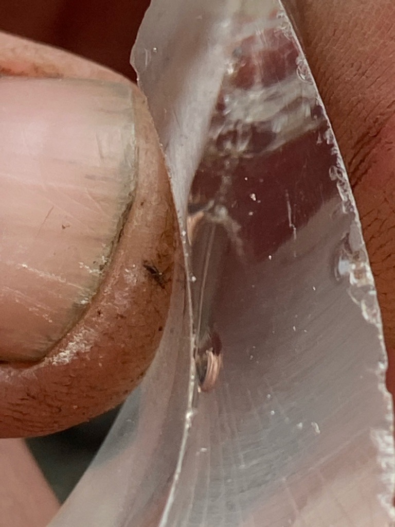 Natural rough diamond specimen / mineral crystal fragment - Uncut, irregular crystal rough / raw mineral cleavage fragment