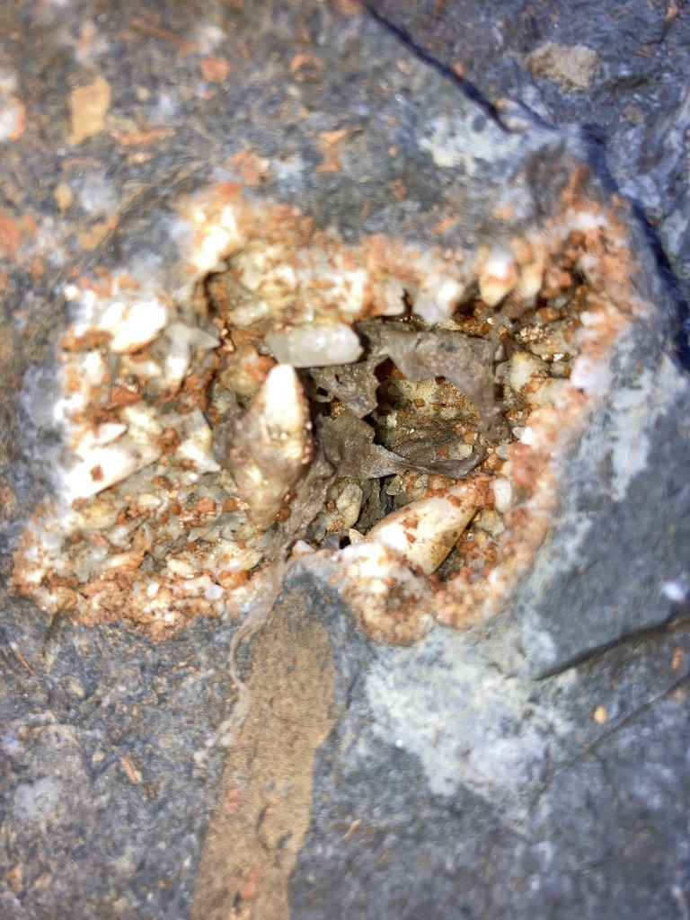 Non-diamond mineral (Quartz or Calcite Geode) - Natural Uncut Crystal (Rough)
