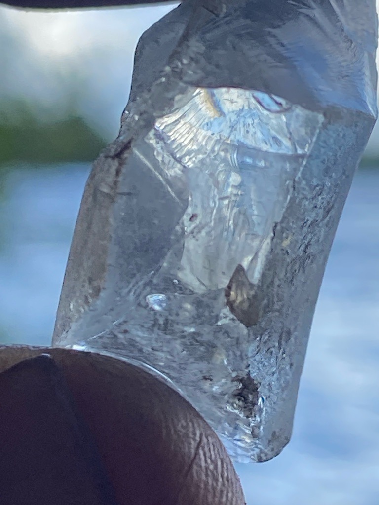 Natural rough diamond crystal - Rough octahedron/irregular crystal form