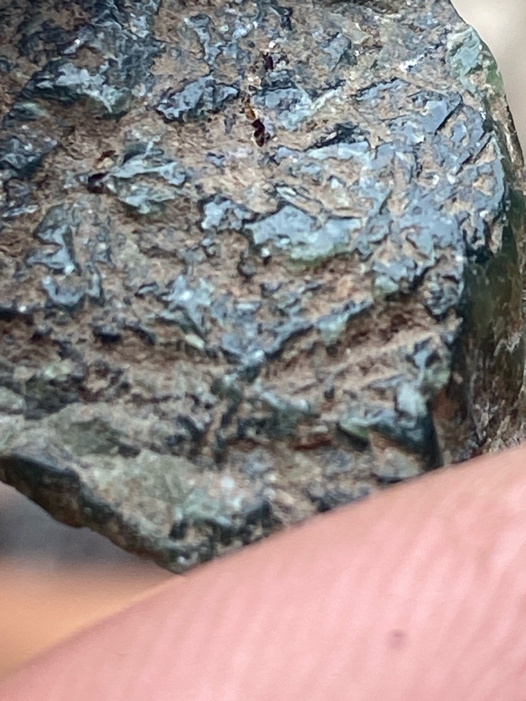 Not a diamond; appears to be raw rock matrix or mineral ore - Rough, uncut mineral formation