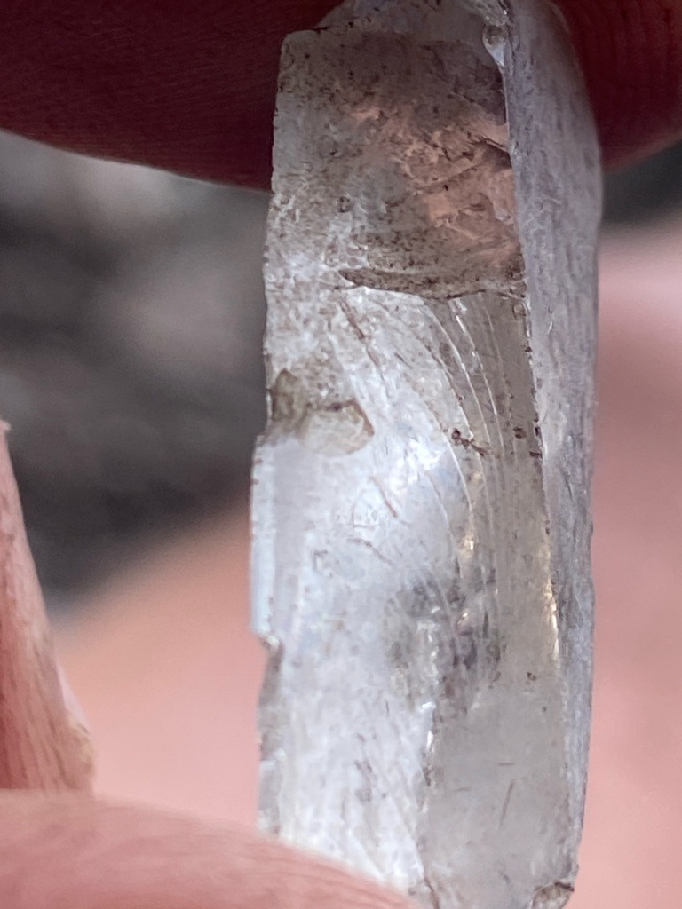 Natural rough diamond crystal - Uncut octahedral or elongated rough crystal form
