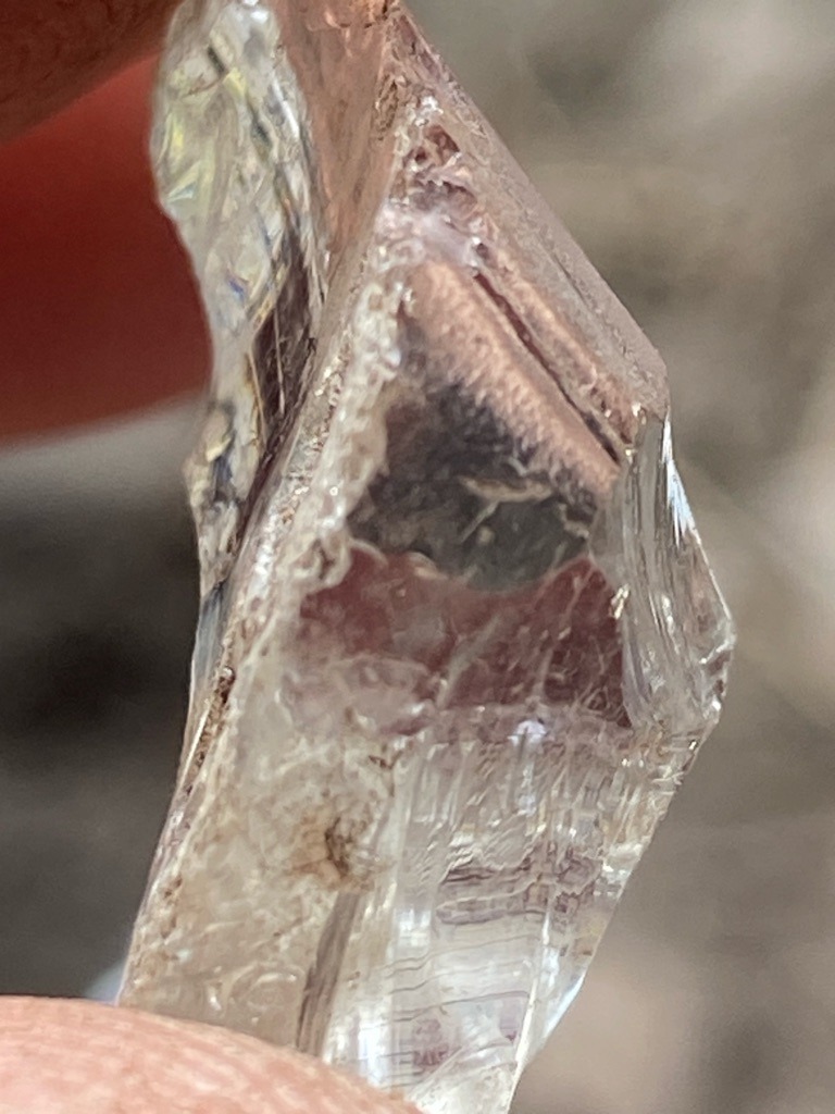Natural diamond crystal (rough specimen) - Rough / Uncut Octahedral / Irregular Fragment