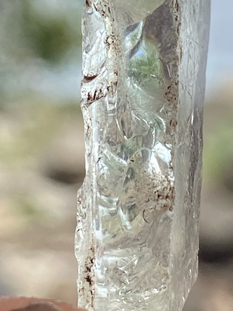 Natural (Rough Crystal) - Rough Crystal / Uncut Elongated Octahedral or Irregular Crystal