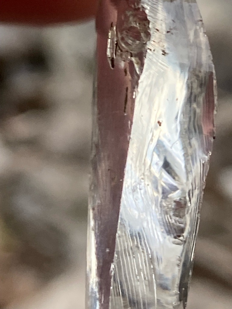 Natural rough diamond crystal - Uncut octahedral or elongated rough crystal form