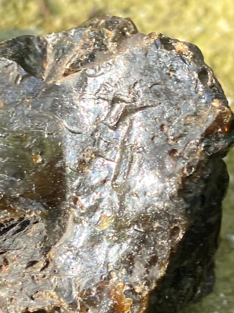 Natural rough diamond matrix or heavily included industrial-grade crystal - Rough uncut crystal / irregular crystalline form