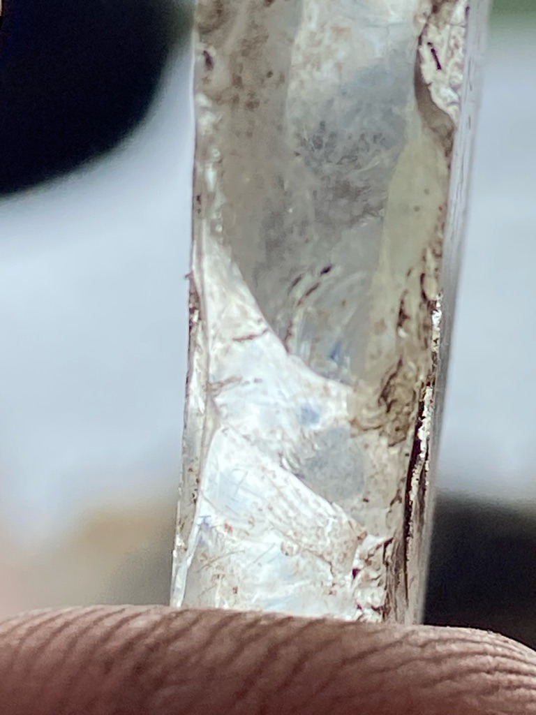 Natural rough diamond crystal - Rough octahedral/elongated crystal form, unpolished