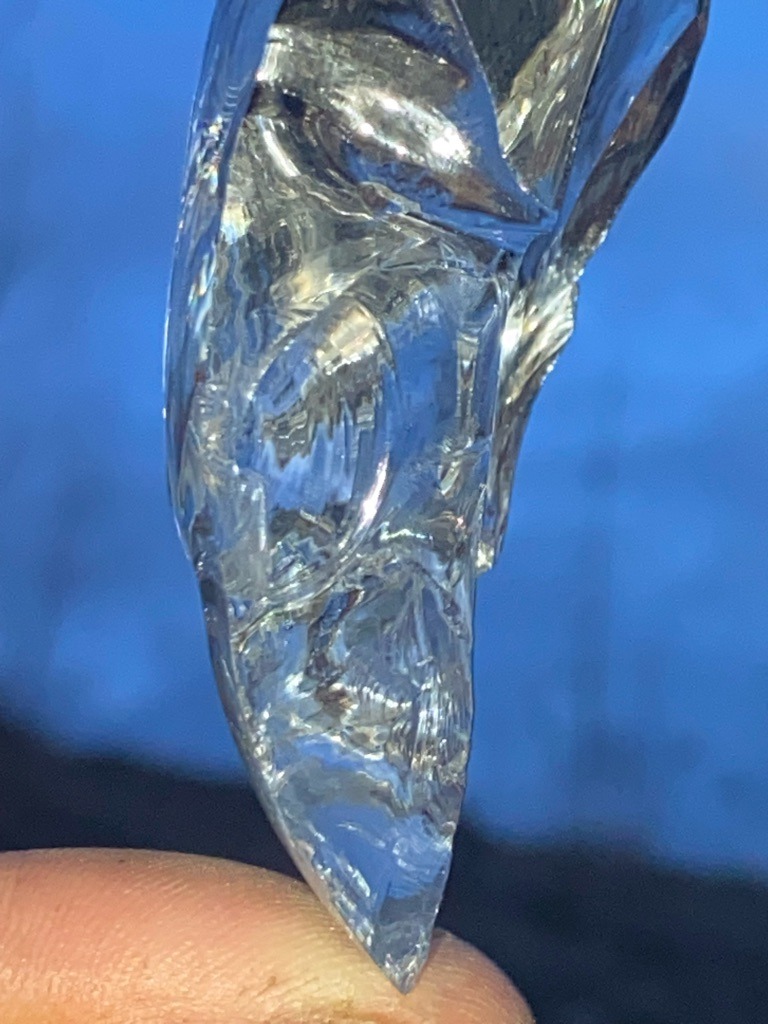 Indeterminate / Potential Rough Mineral (Likely Glass or Quartz) - Rough / Irregular Shard