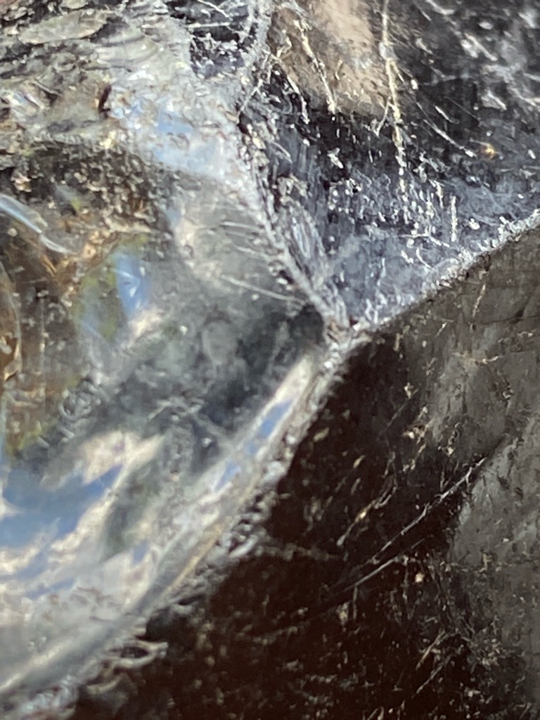 Rough natural diamond crystal or heavily weathered matrix mineral - Uncut raw crystal / Irregular rough formation