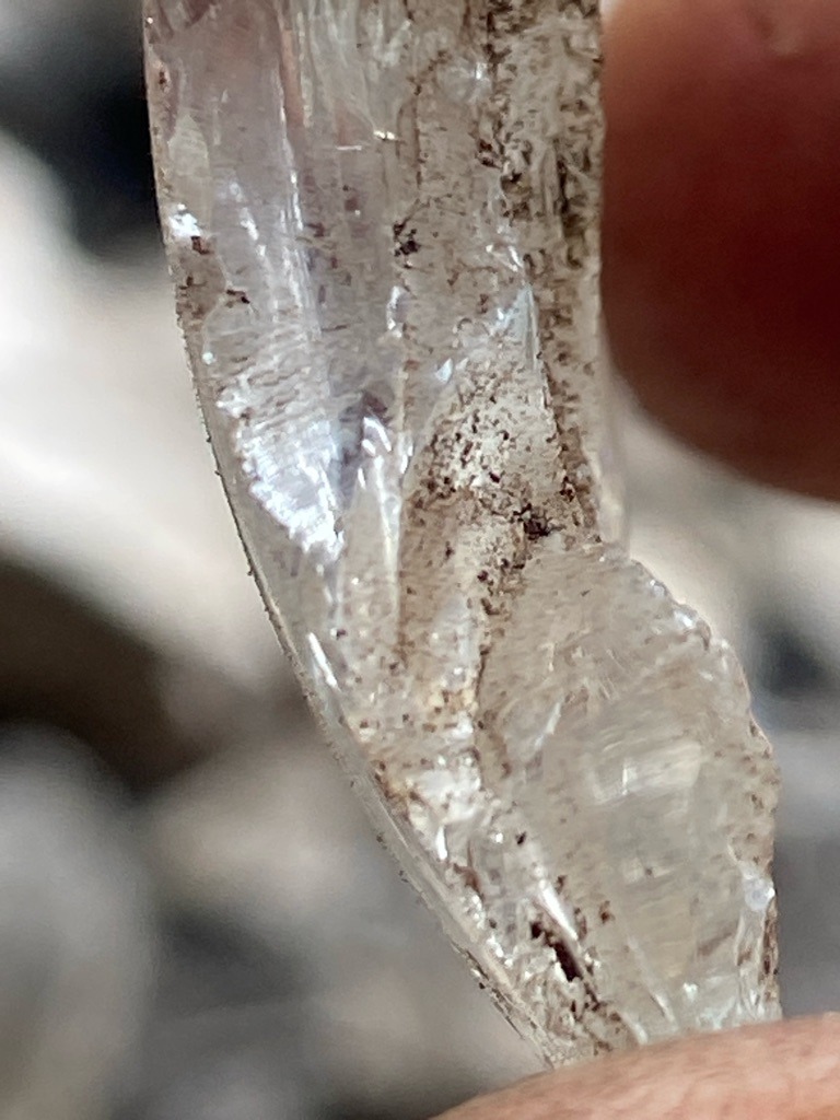 Natural rough diamond crystal - Rough uncut crystal form with natural octahedral or distorted growth habit