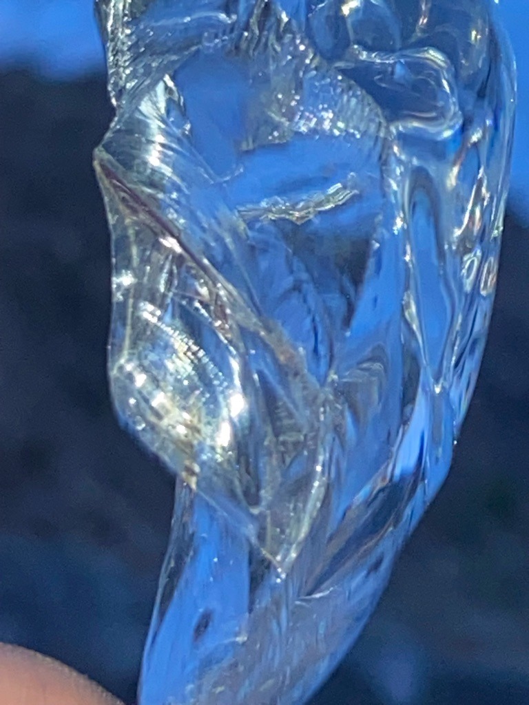 Likely Non-Diamond (Glass or Quartz) - Rough/Broken Shard