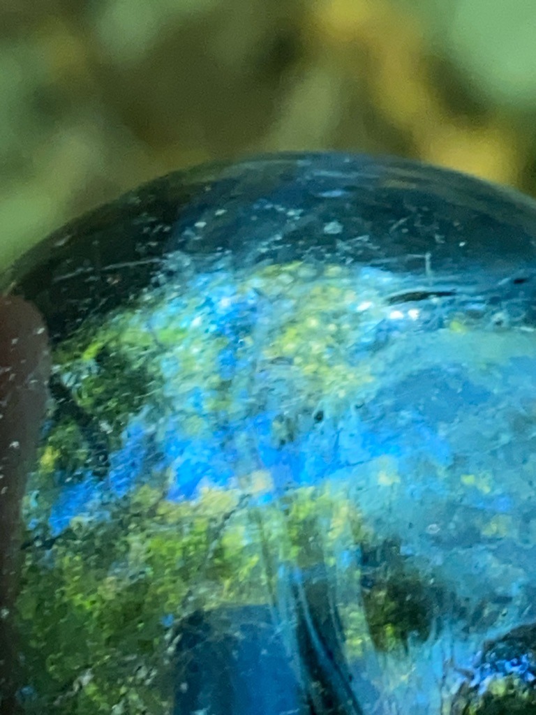Glass or Mineral Sphere (Not a Diamond) - Spherical / Globular