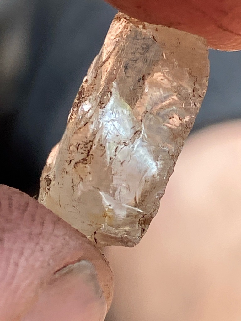Natural Rough Diamond - Rough Crystal / Uncut Elongated Octahedron